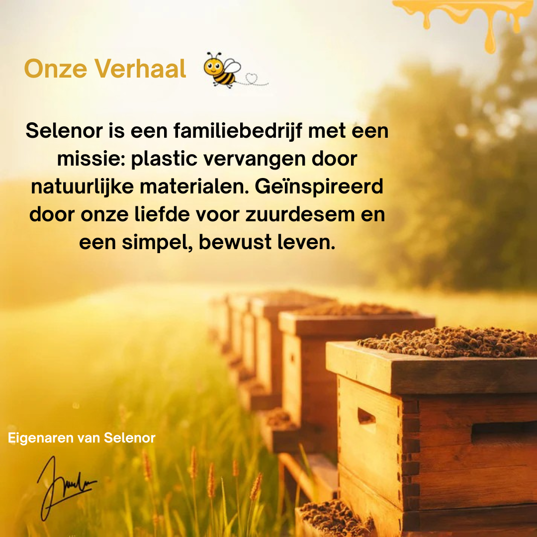 Premium Bijenwas Broodzakken van 100% Katoen