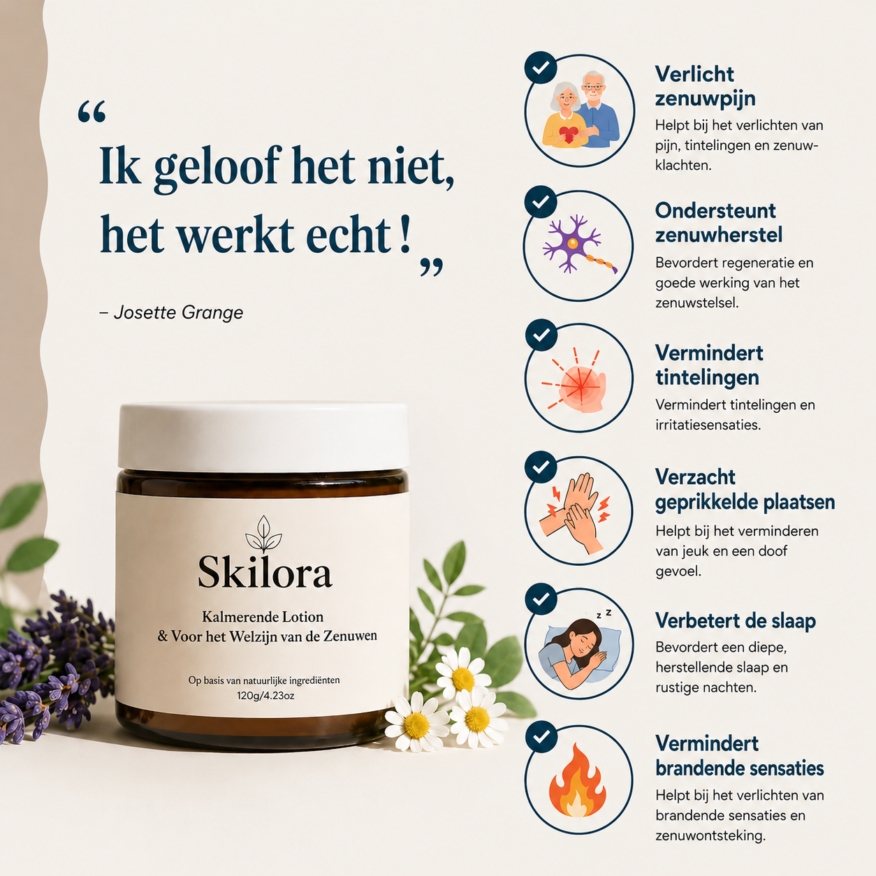 Skilora - Verwijder zenuwpijn van binnenuit