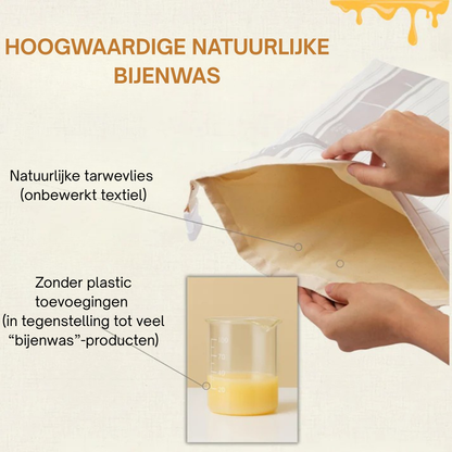 Premium 100% Katoen-Bijenwas Broodzakken